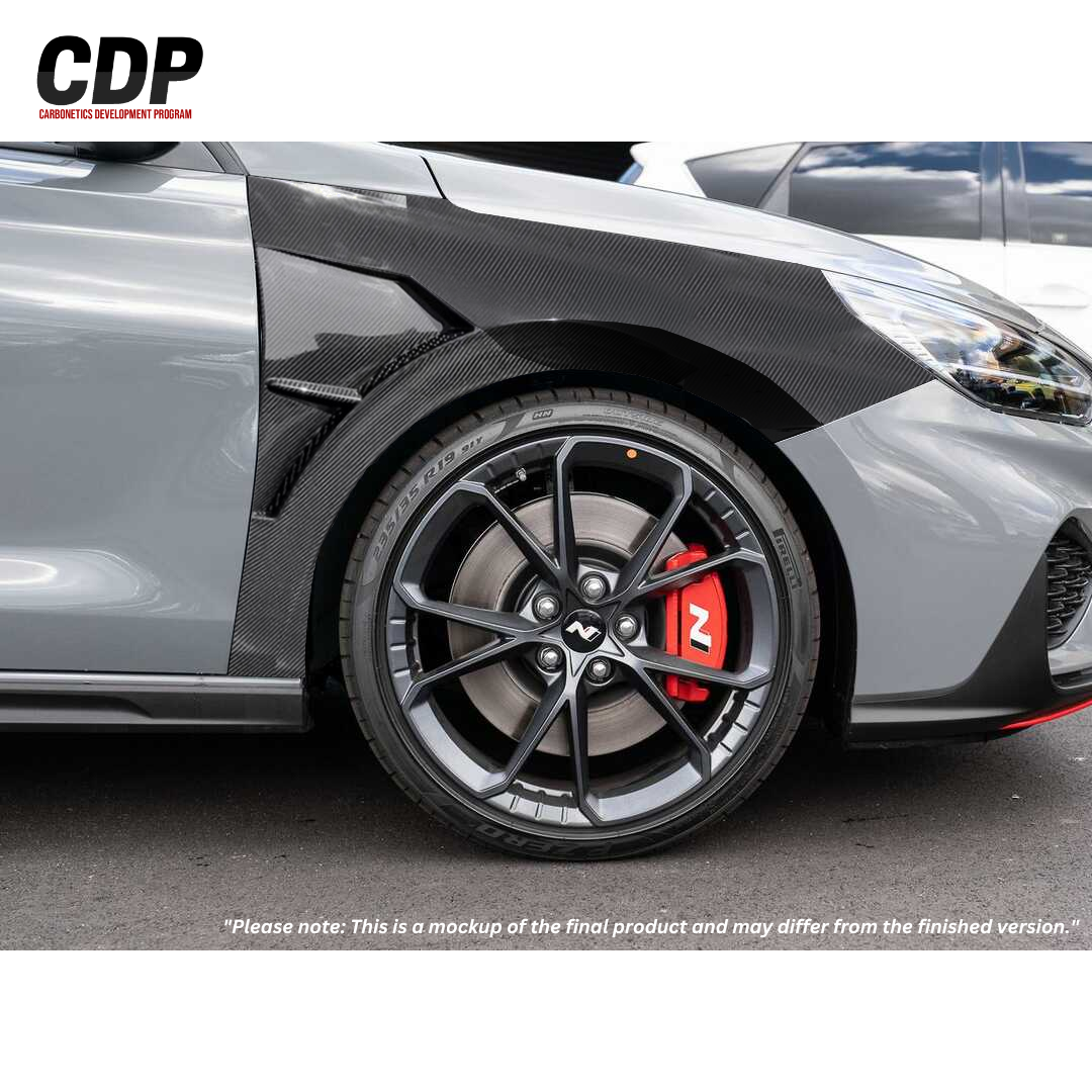 Hyundai i30N 2021+ N Spec Carbon Front Fenders (Hatch)