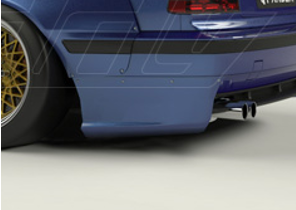 1992-1999 Bmw E36 M3 Coupe Gdy Pdm Rear Bumper Spats Accessories