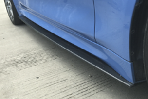 2014-2017 Bmw F82 F83 M4 M-Performance Style Side Skirt Extension Accessories