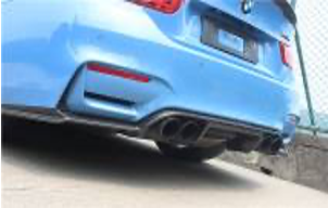 2014-2017 Bmw F82 M4 Mtc Design Style Rear Diffuser Accessories