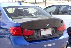 2012-2016 Bmw 3 Series F30 F35 Sedan & F80 M3 Csl Style Trunk Accessories
