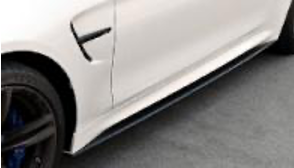 2014-2017 Bmw F82 F83 M4 M Performance Style Side Skirts Accessories