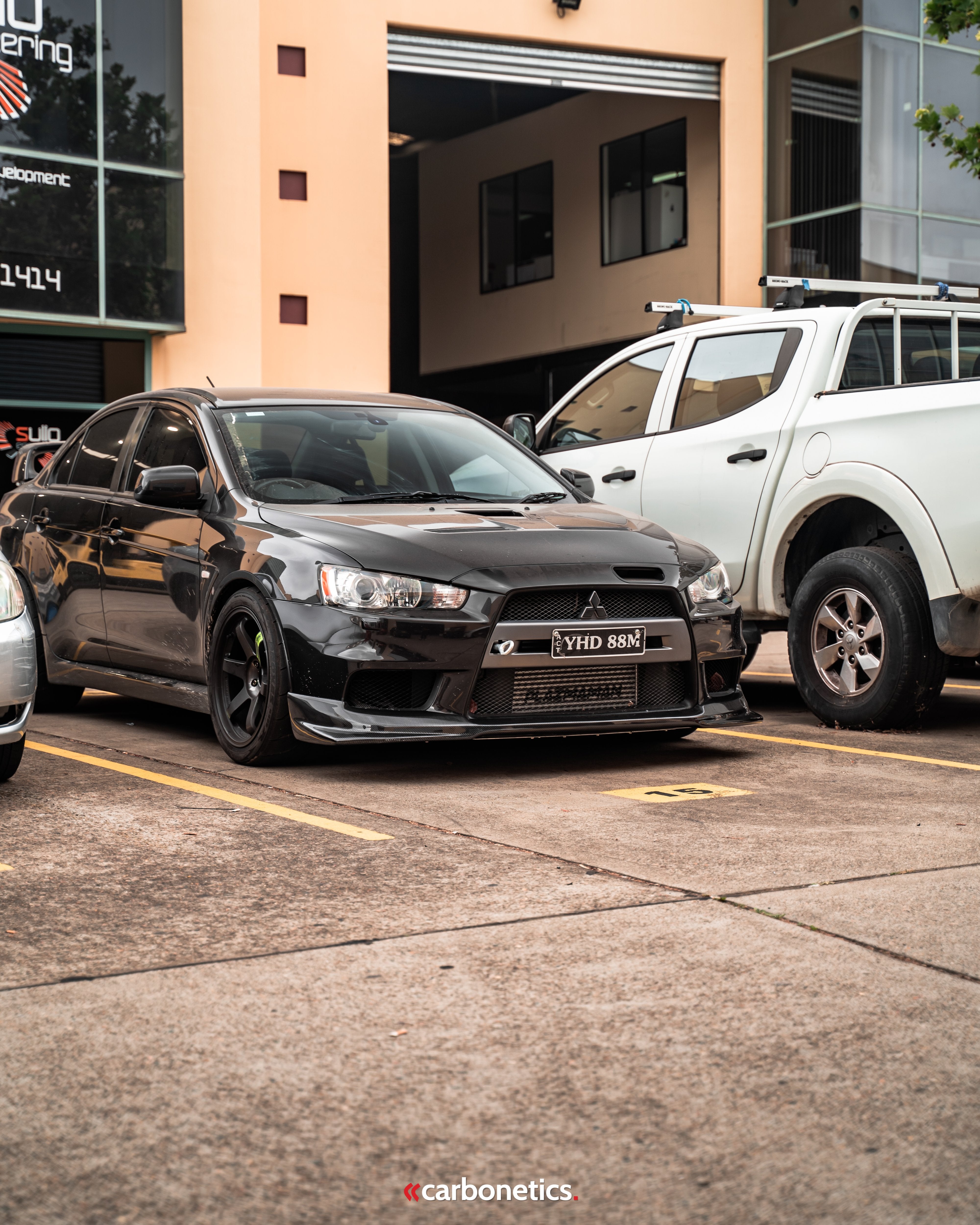 2008-2012 Mitsubishi Lancer Evolution Evo X Vs Front Lip Accessories
