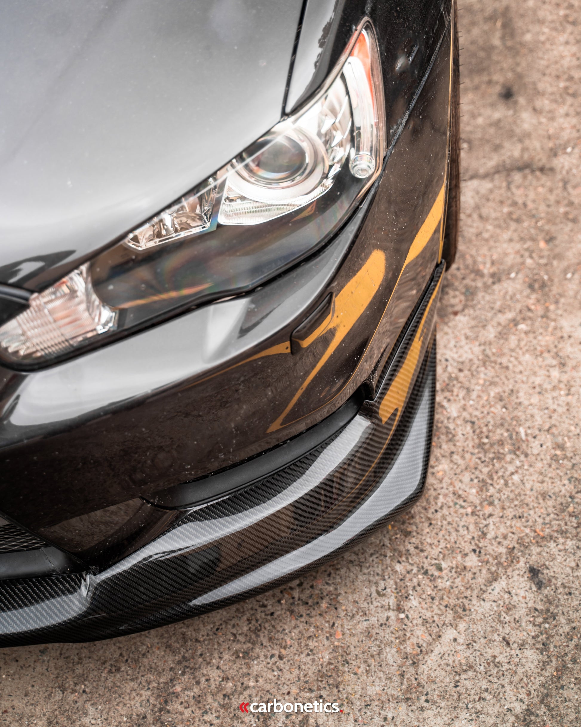 2008-2012 Mitsubishi Lancer Evolution Evo X Vs Front Lip Accessories