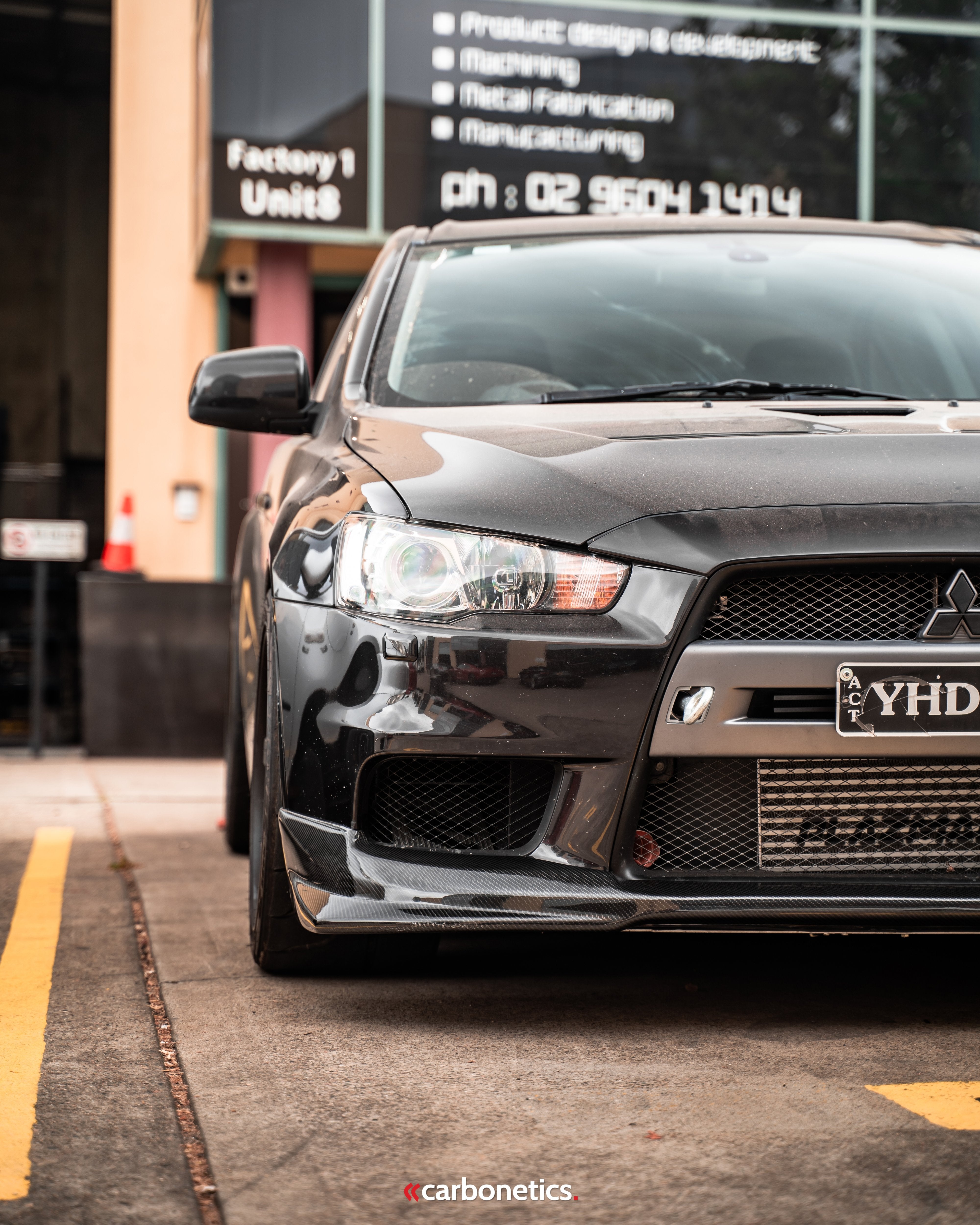 2008-2012 Mitsubishi Lancer Evolution Evo X Vs Front Lip Accessories