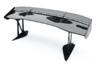 1996-2000 Mitsubishi Evolution 4-6 Vt Type5 Gt Wing 1600Mm (Alum Stand Option In 390/290Mm)