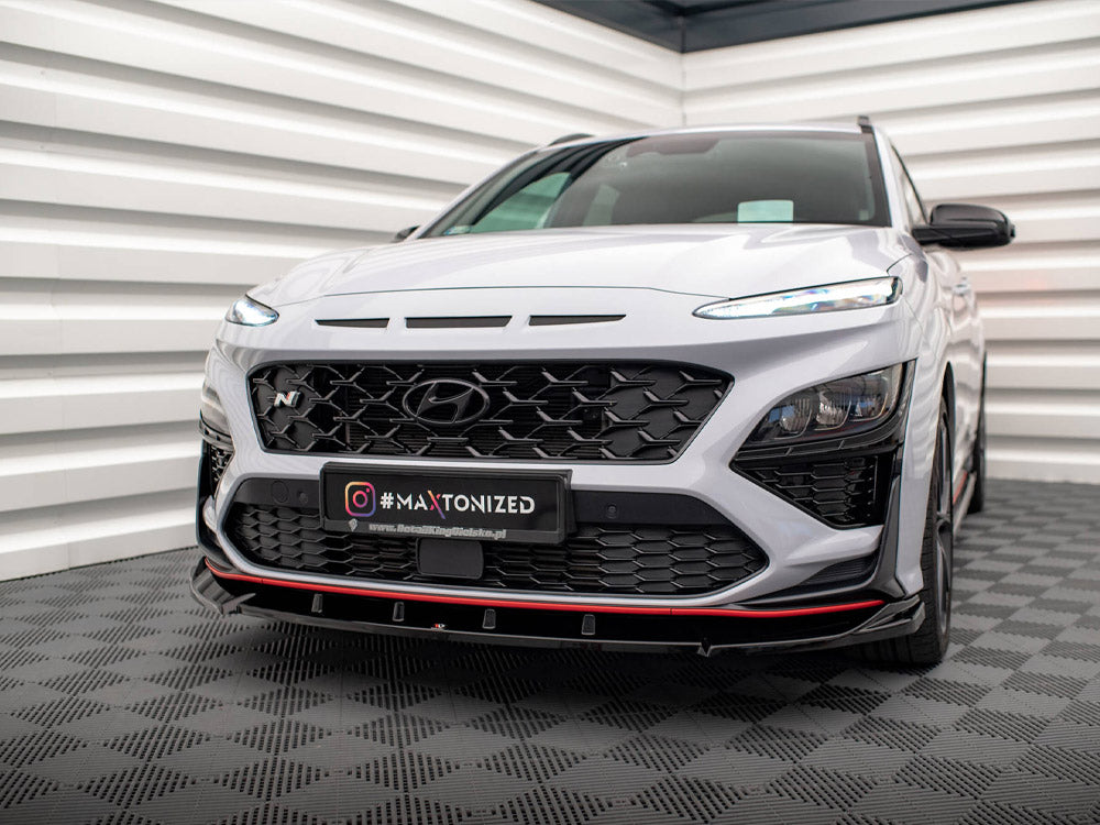 Maxton Design Front Splitter V.2 Hyundai Kona N Mk1