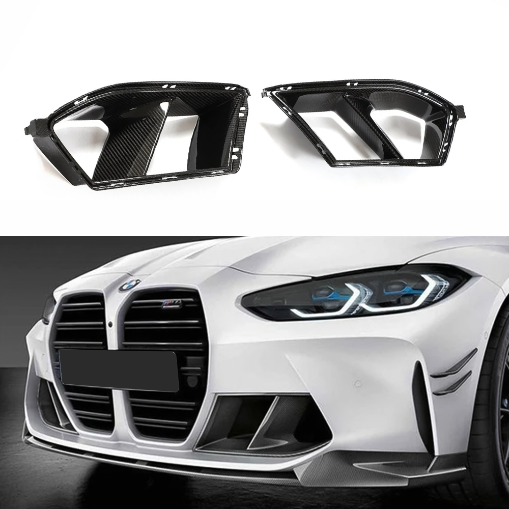 MP Style Front Bumper Side Dry Carbon Ducts for BMW G82 G83 M4 & G80 G81 M3