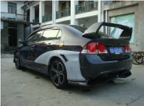 2006-2010 Honda Civic 4Dr Yc Style Wide Rear Fender Accessories