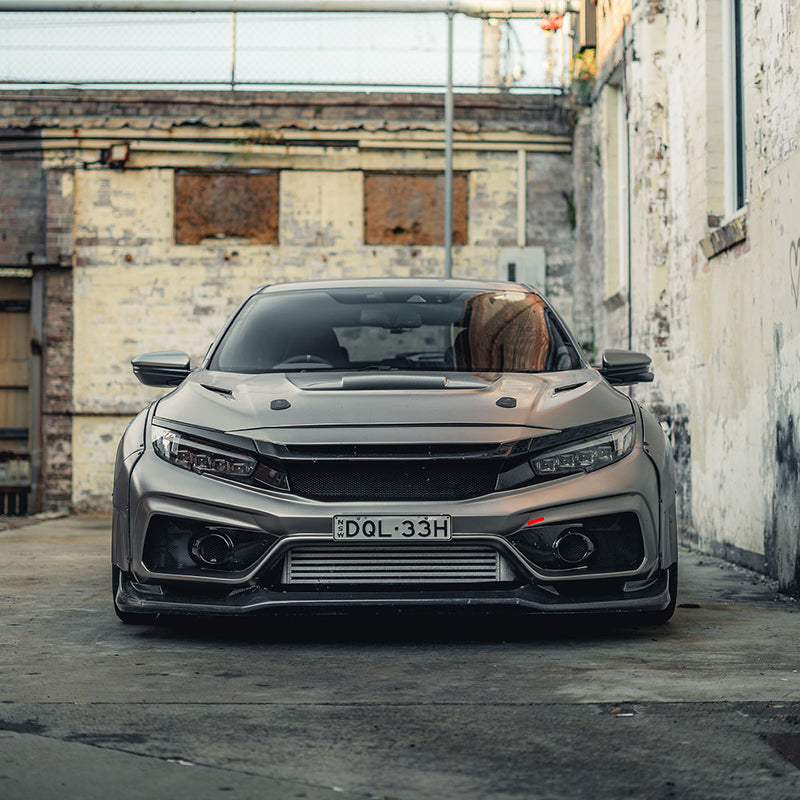 Honda Civic Type-R FK8 Varis Arising-II Style Front Bumper - Carbonetics
