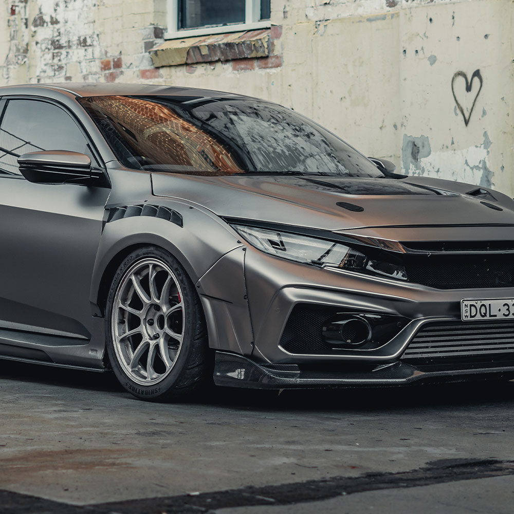 Honda Civic Type-R FK8 Varis Widebody Arising-II Front Fenders Add-ons 4pcs