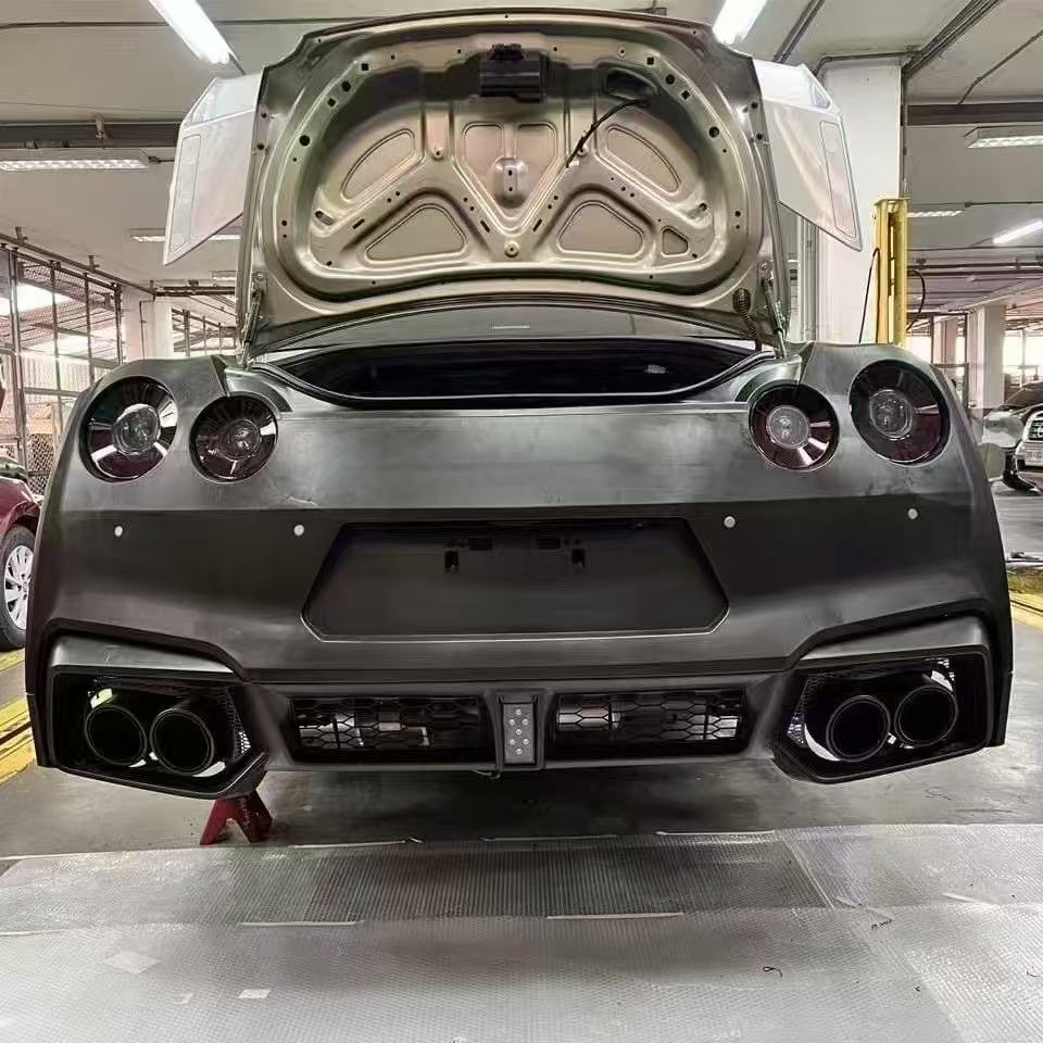 OEM Style Plastic Rear Bumper For Nissan R35 GTR 2024