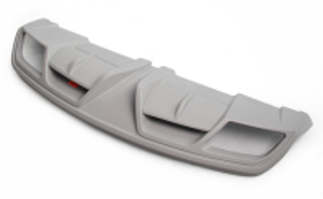 2013-2014 Mercedes Benz W117 C117 Cla Class Piecha Style Rear Diffuser (3 Pcs) Accessories