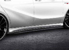 2012-2014 Mercedes Benz A Class W176 A250 A45 Rz Rza-290 Side Skirt Extension Accessories
