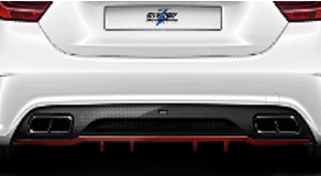 2012-2014 Mercedes Benz A Class W176 A250 A45 Rz Rza-290 Rear Diffuser Accessories