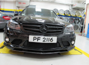 2008-2011 Mercedes Benz W204 C63 Sedan Coupe Carlsson Style Front Lip Accessories