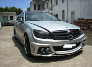 2008-2011 Mercedes Benz W204 C-Class Sedan Coupe Wald Style Front Bumper Accessories