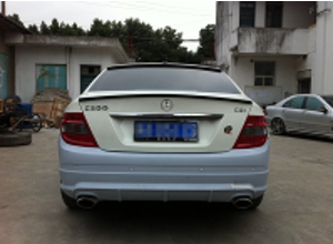 2008-2011 Mercedes Benz W204 C-Class Sedan Amg63-Style Rear Bumper Accessories