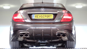 2012-2013 Mercedes Benz W204 C63 Sedan Coupe Rz Rbs Ii Rear Diffuser W/o Ground Effect Panel