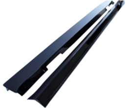 2012-2013 Mercedes Benz W204 C63 Sedan Coupe Vorsteiner Style Side Skirt Extension Accessories