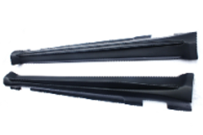 2012-2013 Mercedes Benz W204 C Class Sedan Black Series Style Wider Side Skirts Accessories