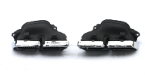 2012-2013 Mercedes Benz W204 C Class Sedan Black Series Style Muffler Tips Accessories