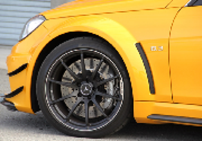 2012-2013 Mercedes Benz W204 C Class Coupe Black Series Style Wider Front Fender Accessories