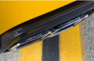 2012-2013 Mercedes Benz W204 C63 Amg Coupe Black Series Style Muffler Tips Accessories