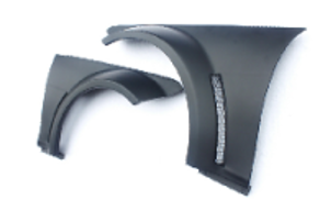 2012-2013 Mercedes Benz W204 C63 Amg Sedan Black Series Style Wider Front Fender Accessories
