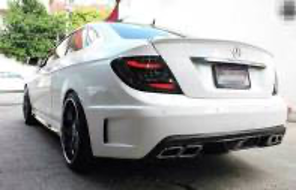 2008-2013 Mecedes Benz W204 C Class Sedan Prior Design Style Side Skirts Accessories