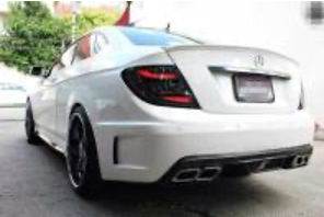 2008-2013 Mecedes Benz W204 C Class Coupe Prior Design Style Side Skirts Accessories