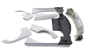 Rx7 Fd3S Re-Gt Style Bodykit With Front Diffuser (13Pcs) Accessories