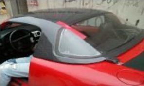 1990-2005 Mazda Mx-5 Miata Mk1/mk2 Na/nb Oem Style Hardtop W/ Glass Accessories