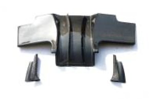 Rx7 Fd3S Re-Amemiya Pro Version Style Rear Diffuser W/ Blade 5Pcs Accessories