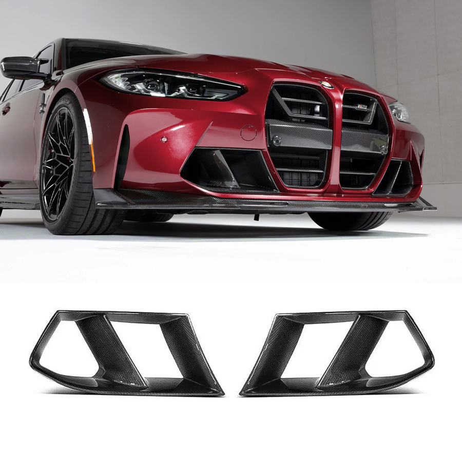 MP Style Front Bumper Side Air Ducts For 2020+ BMW G80 M3 | BMW G82 M4 - Carbonetics