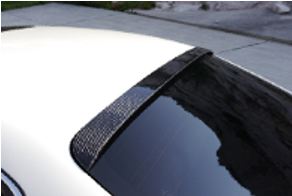 2005-2007 Maserati Quattroporte Wald Sports Line Black Bison Edition Style Roof Spoiler Accessories