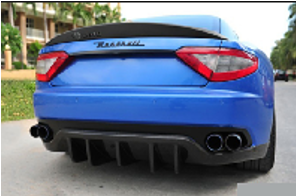 2008-2013 Maserati Gts Dmc Sovrano 2011 Style Rear Diffuser Accessories