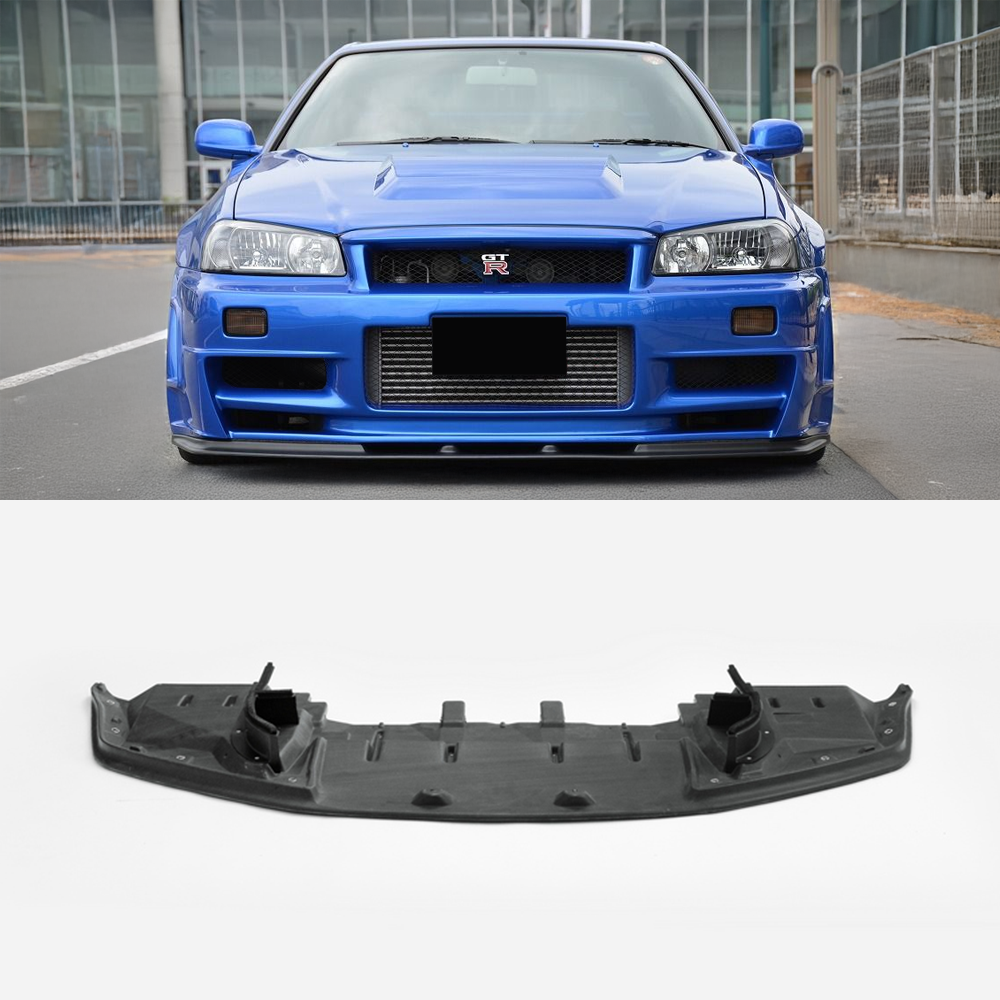 R34 GTR Style ABS Plastic Front Lip For Nissan Skyline R34 GTR