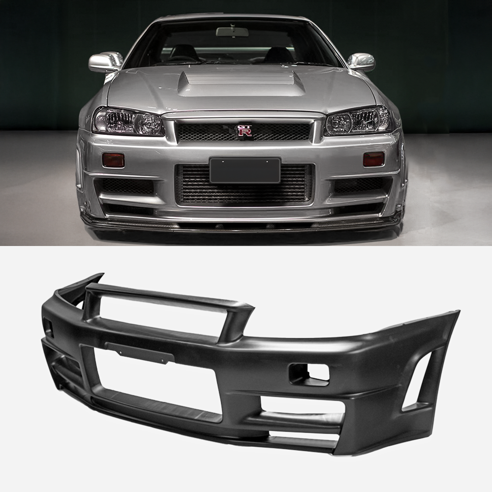 R34 Z-Tune Style ABS Plastic Front Bumper For Nissan Skyline R34 GTR