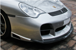 Porsche 996 Techart Type 2 Style Front Bumper With Carbon Lip Accessories