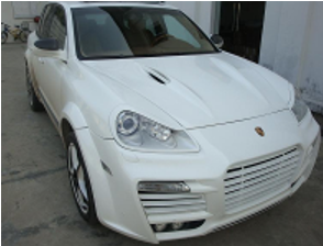 02-07 Porsche Cayenne 955 Techart Style Hood Accessories