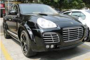 02-07 Porsche Cayenne 955 Techart Style Front Fender Flare Accessories