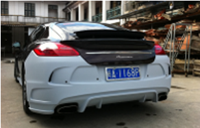 2011-2012 Porsche Panamera Fairy Design Rear Bumper Accessories