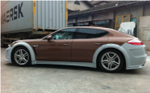 2011-2012 Porsche Panamera Mansory Wide Body Side Skirts Accessories