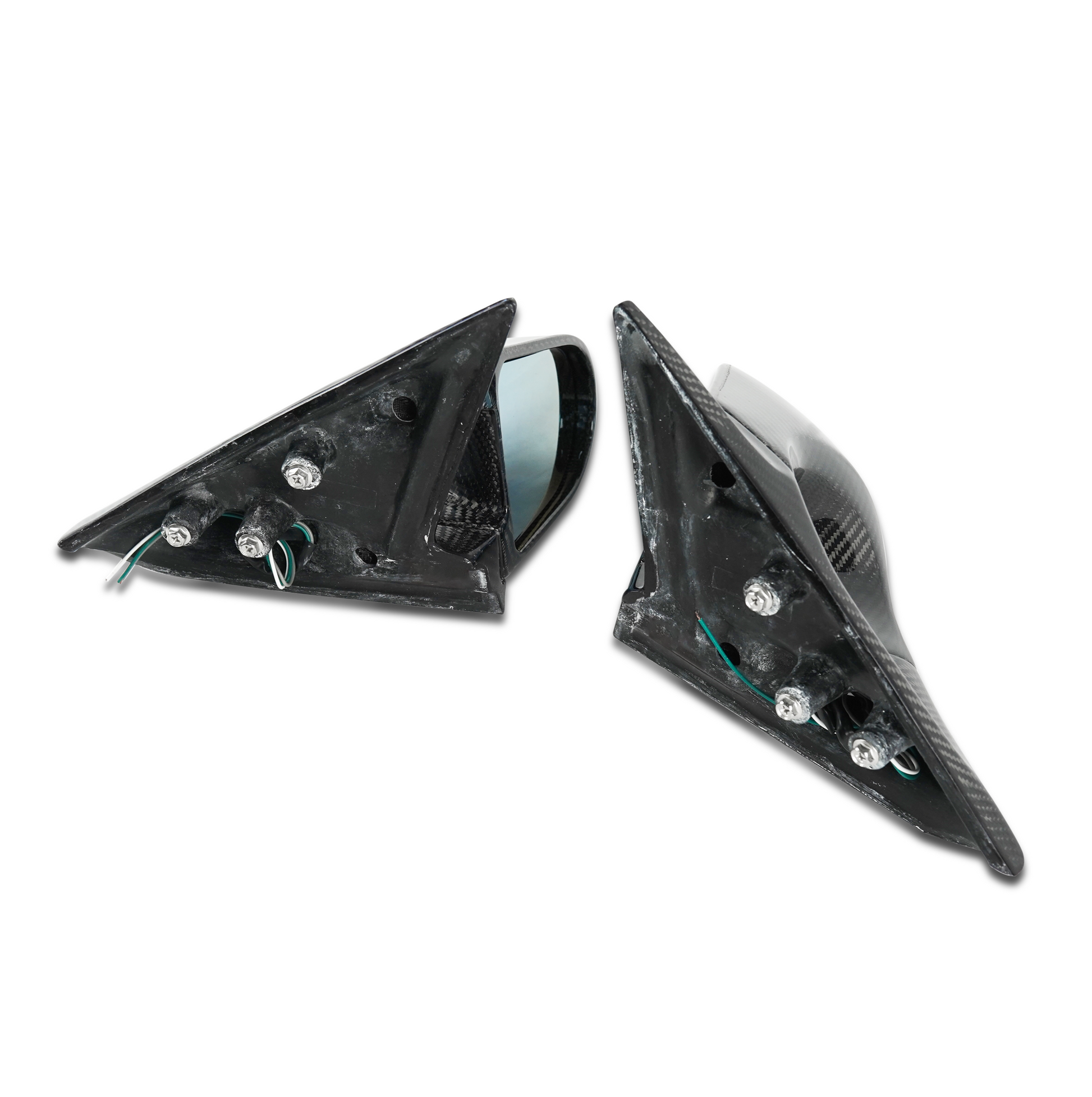 Nissan 200Sx Series S15 Carbon Fibre Ganador Style Electric Side Mirrors 1999-2002