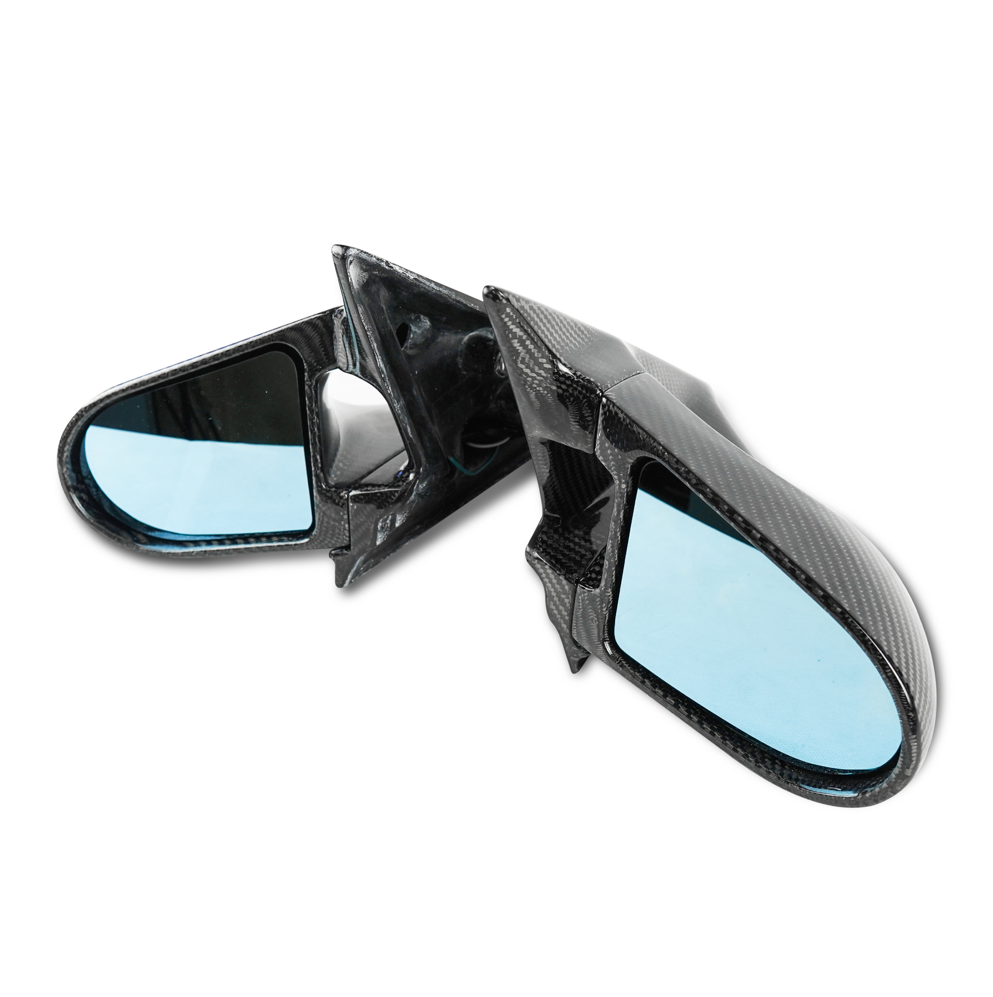Mitsubishi Lancer Evolution 5-6 Carbon Fibre Ganador Style Electric Side Mirrors 1998-2001