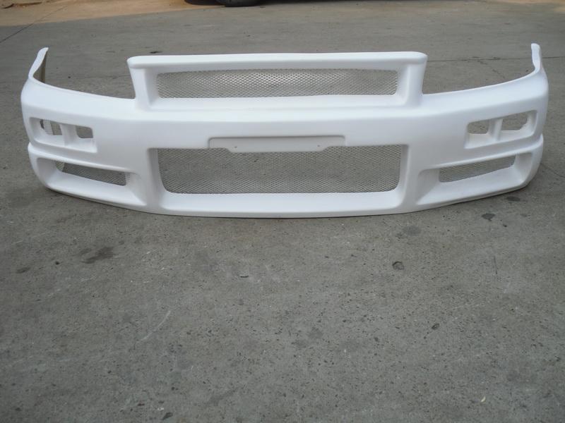 1999-2002 Nissan Skyline R34 Gtr Ns Front Bumper W/o Lip Accessories