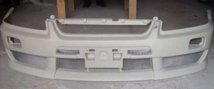 1999-2002 Nissan Skyline R34 Gtt Ni Style Frontbumper With Lip Accessories