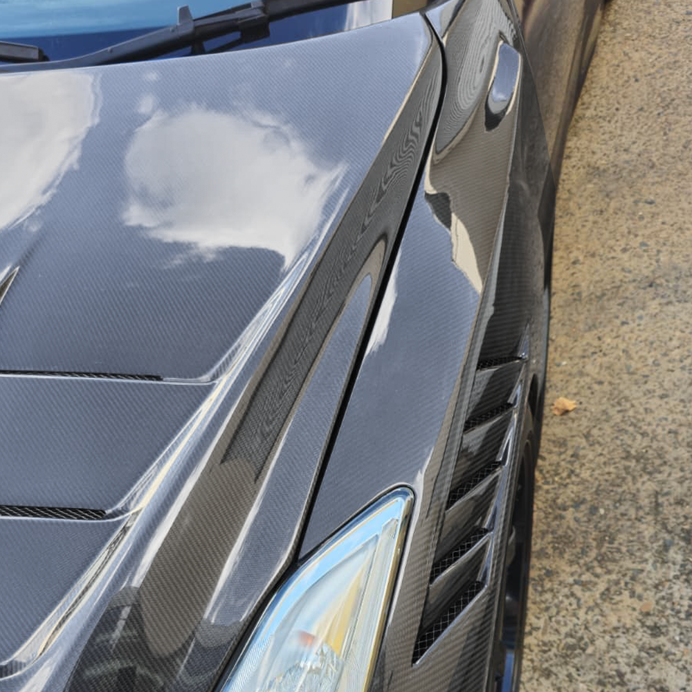 17+ R35 GTR TOP SECRET STYLE FRONT Dry Carbon Front Fenders - Carbonetics