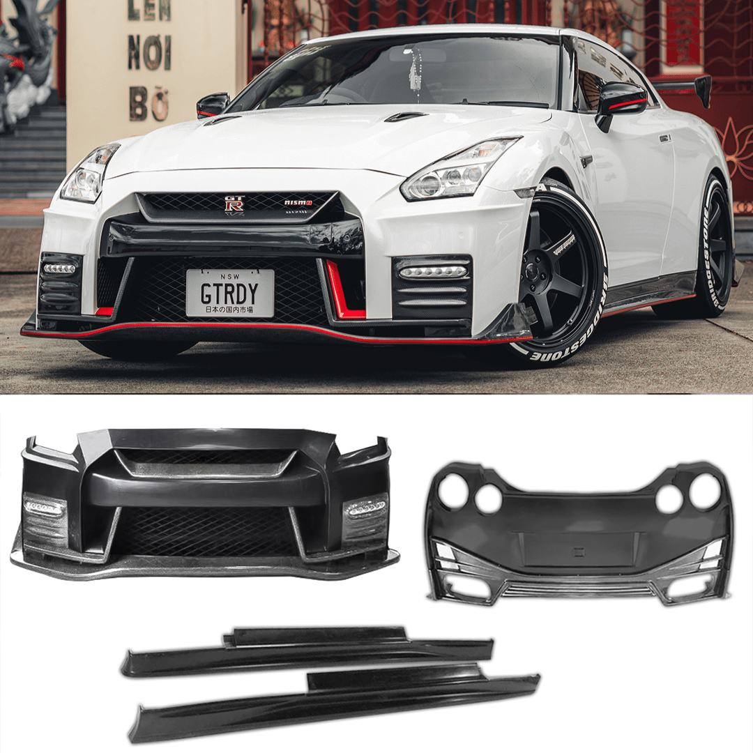 R35 GTR 17+ NS Style ABS Plastic & Carbon Bodykit For Nissan R35 GTR